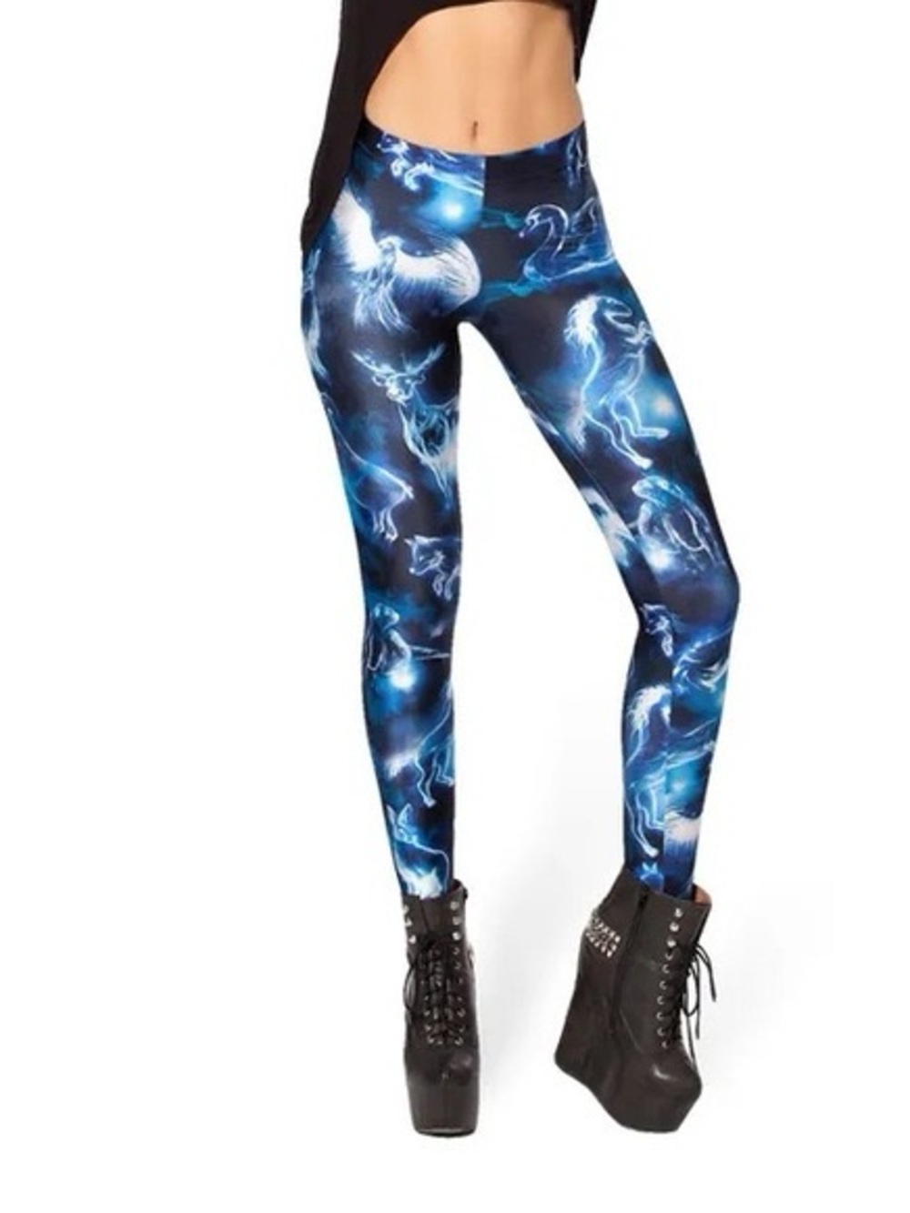 BlackMilk Harry Potter patronus leggings NWOT XL